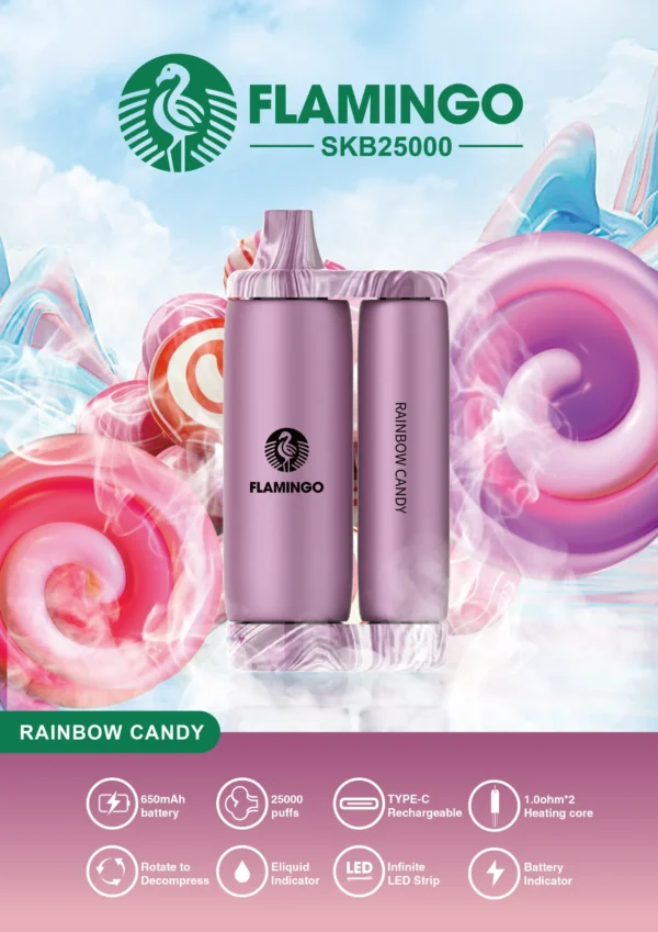 Flamingo Rainbow Candy